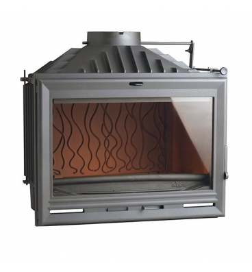 Чугунная каминная топка Invicta Hearth 700 Options with flue valve